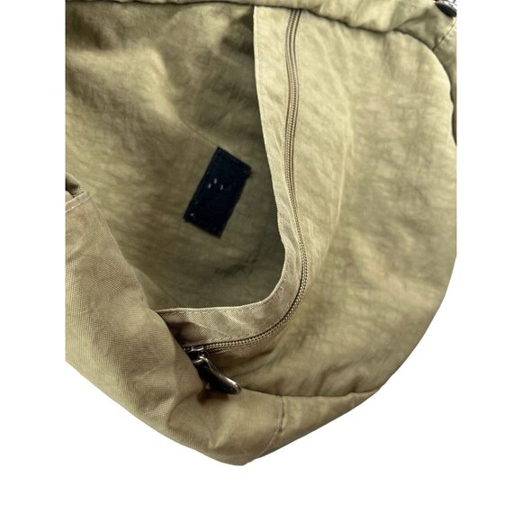 AmeriBag Healthy Back Bag Crossbody Sling Day Pack Khaki Green Adjustable Travel - Picture 9 of 16